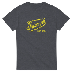 Triumph Motors Est.1902 vintage logo t-shirt — hand-drawn retro heritage design NZ