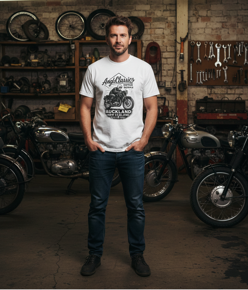 Angloclassics Motor Works T-Shirt
