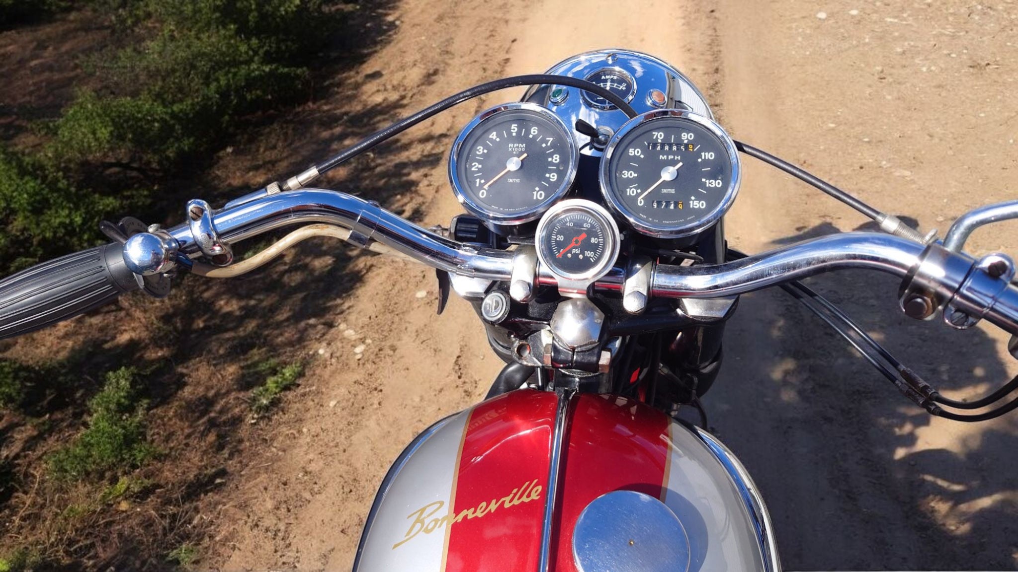 Triumph & BSA Twins 1969-1986 Oil Pressure Gauge Kit